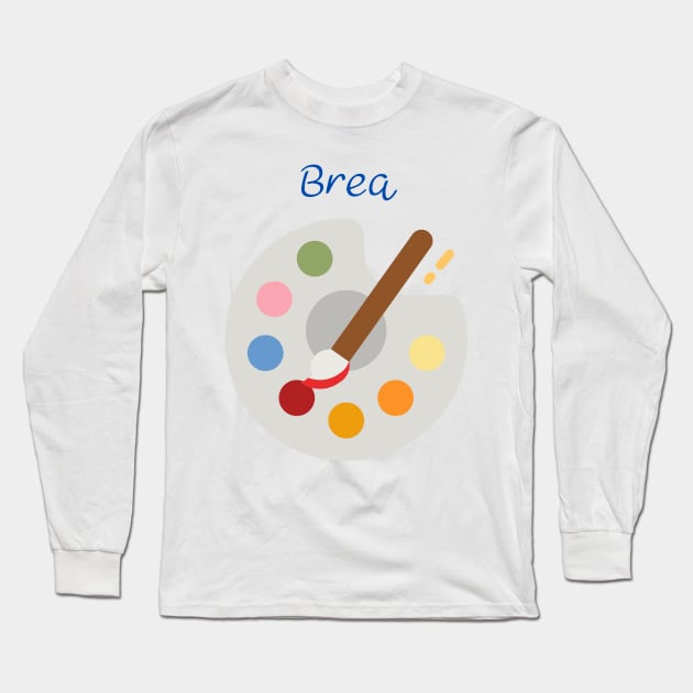 City Of Brea Long Sleeve T-Shirt by Booze & Letters